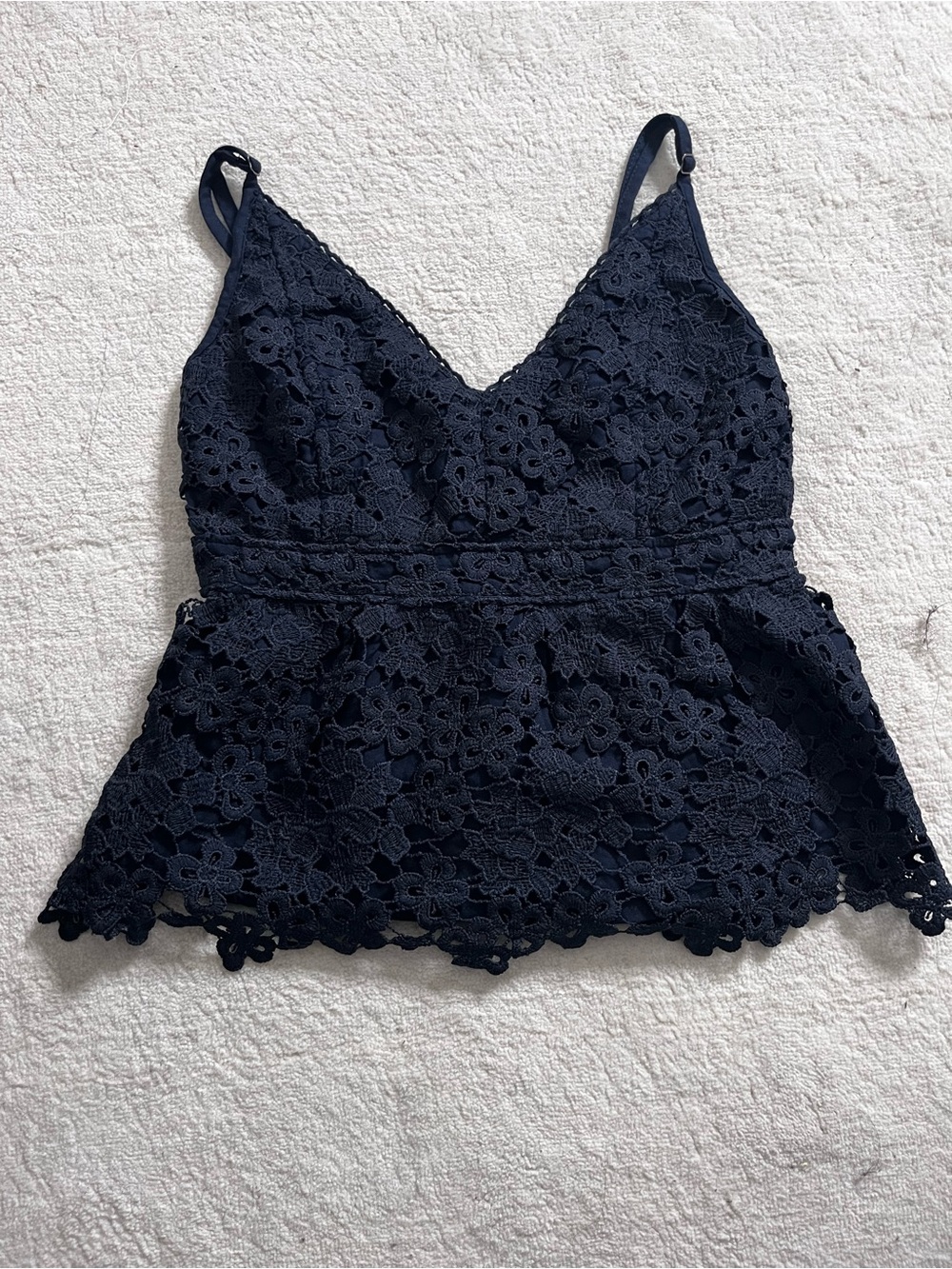 A black top style as a dress by Abercrombie Fitch/XS